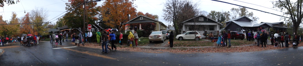 Halloween West Asheville Vermont Ave Trick or Treat A