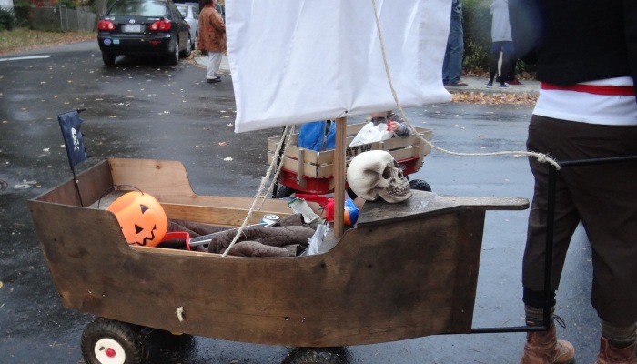 Halloween West Asheville Vermont Ave Trick or Treat c