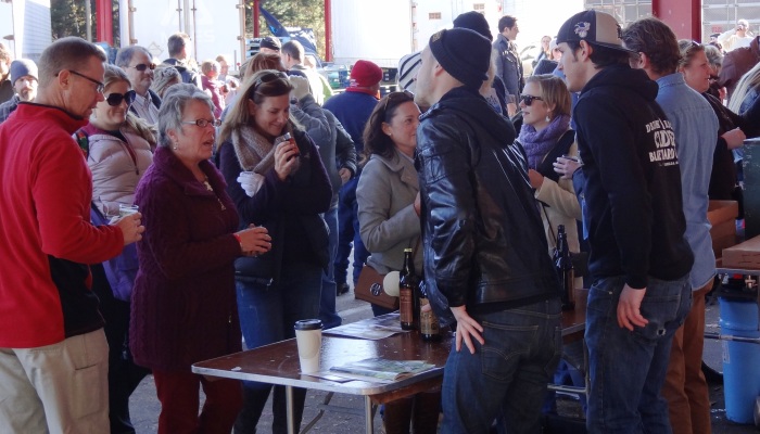 CiderFest NC 2014 West Asheville Crowd Tasting