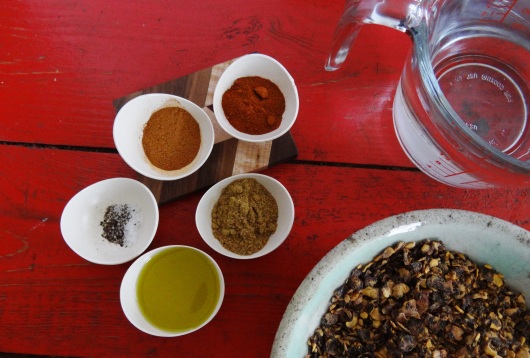 Spicy Black Bean Dip Ingredients