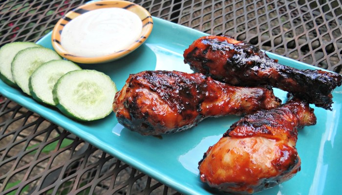 Fall Grill'N: Sticky BBQ Chicken Drummies